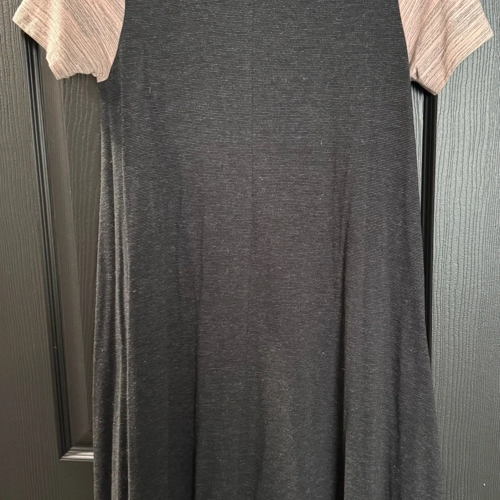 LuLaRoe Black and Tan Dress - Picture 3 of 3